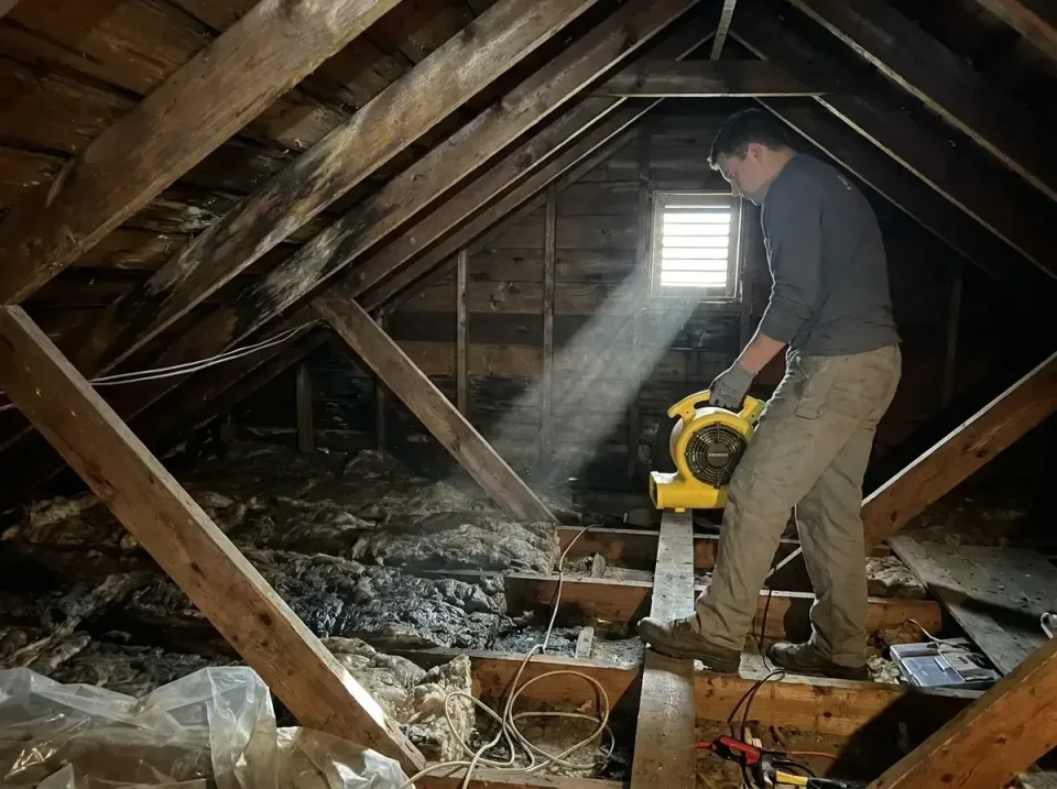 attic-water-damage-drying-proc-007 — frequently asked questions, Emergency Water Extraction & 24/7 Flood Response in Hales C…